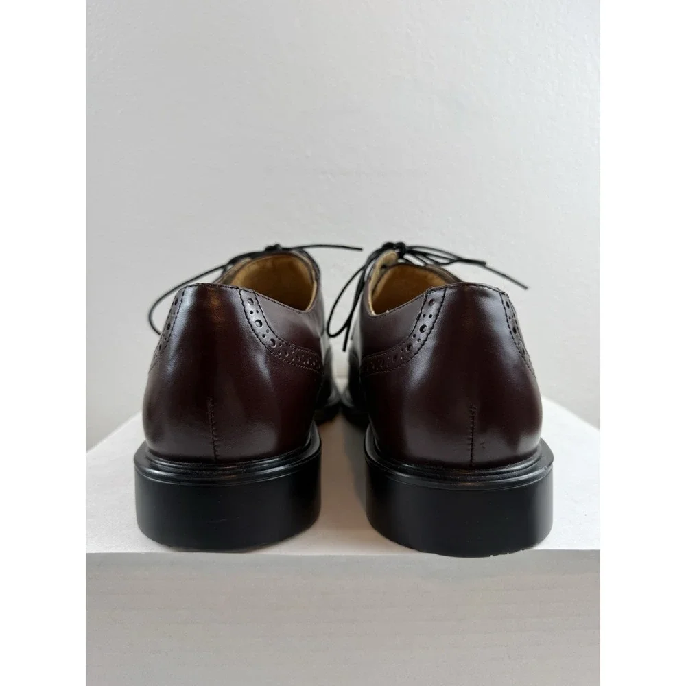Vintage Y2K Rockport DresSports Mens Burgundy Leather Wingtip Oxford Shoes 10W